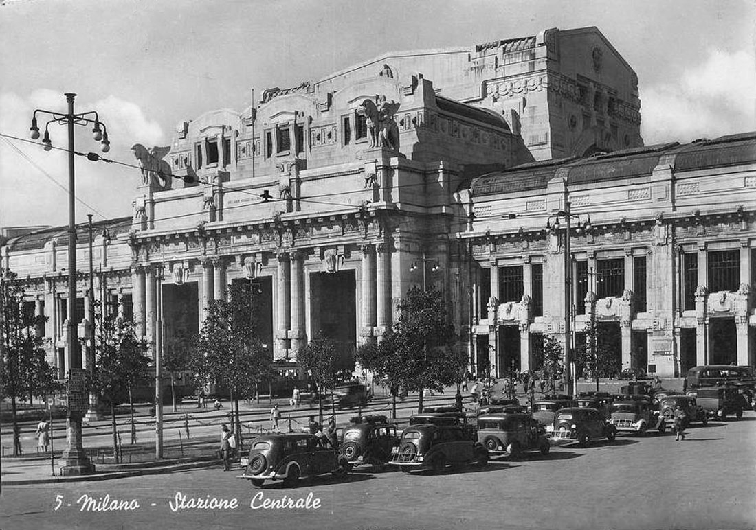 P.zza Duca D'Aosta Stazione Centrale Dx Anni 40 Fine