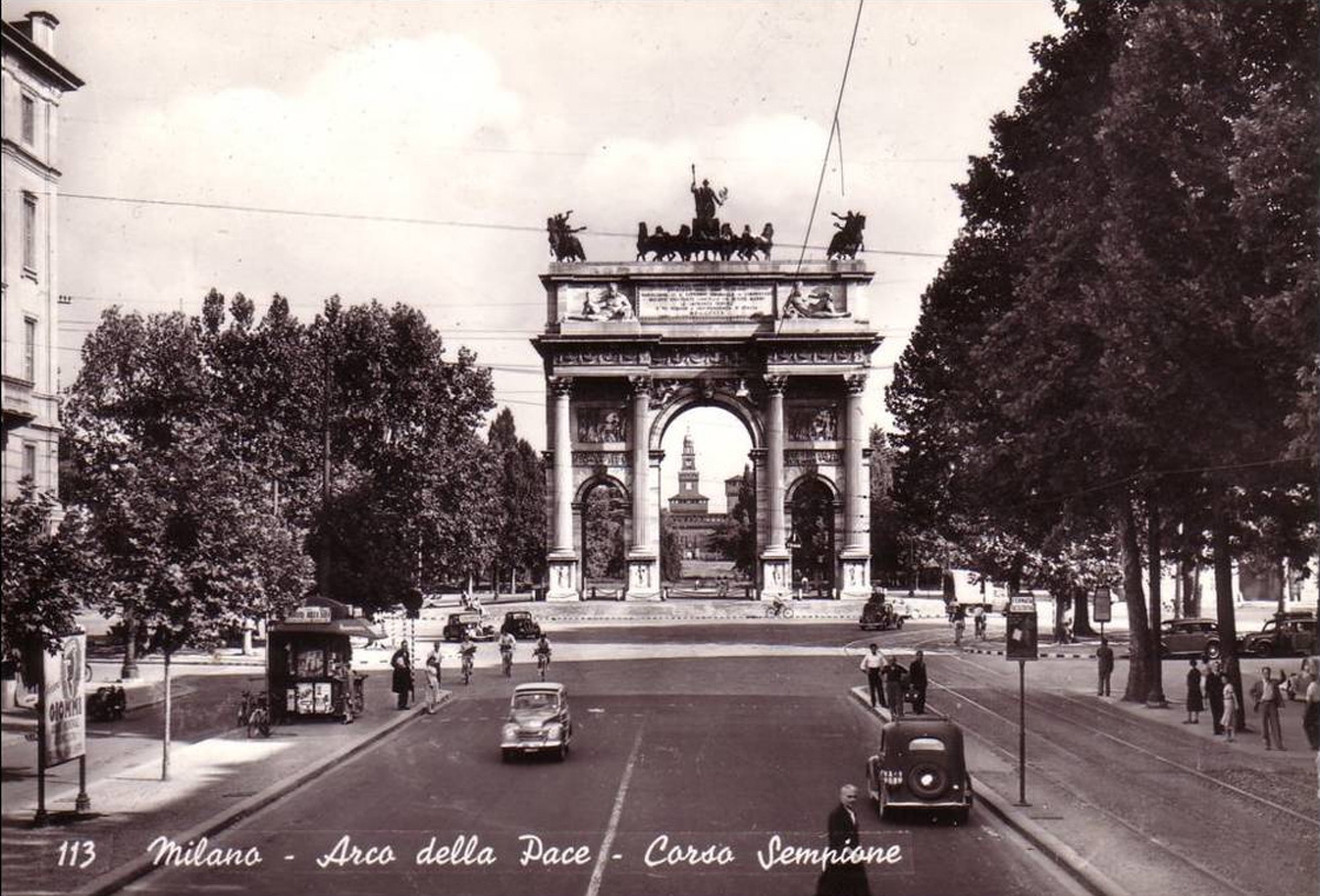 P.zza Sempione_Arco Della Pace_Anni 50_5-